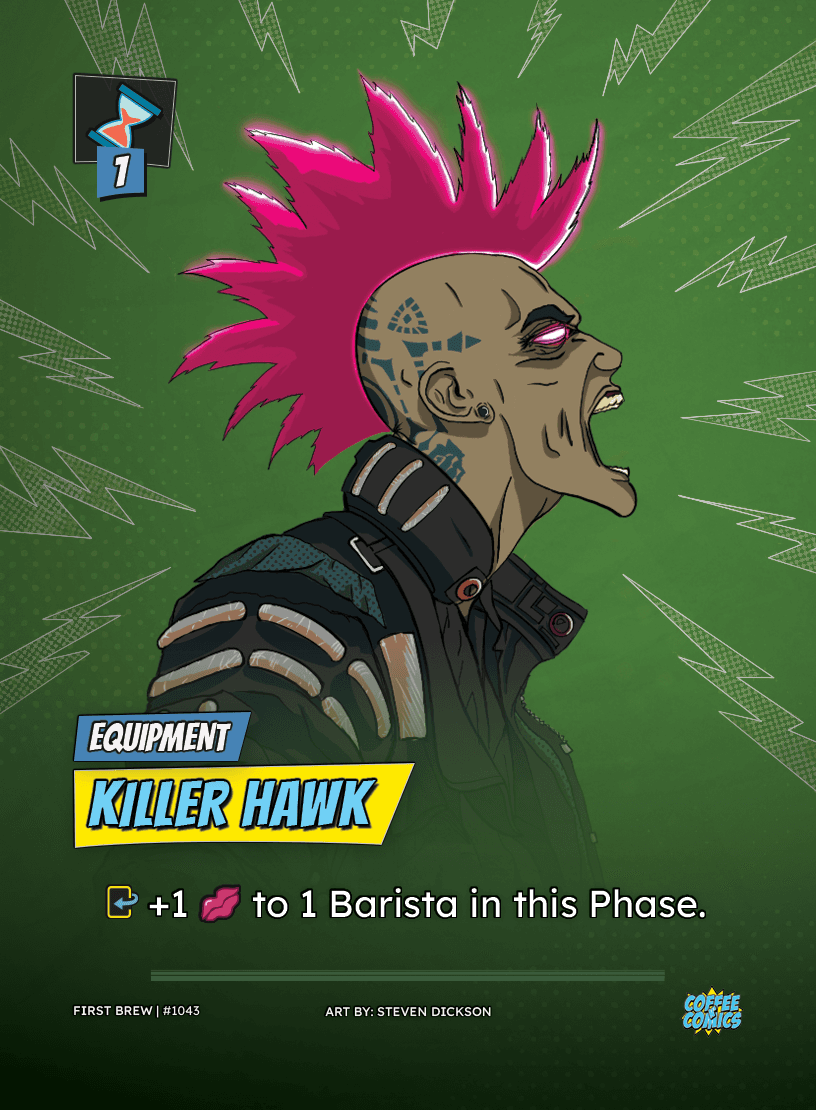 Killer Hawk card